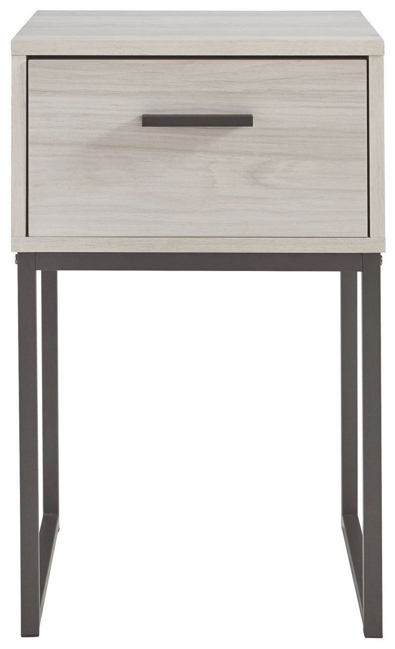 Socalle - Light Natural - One Drawer Night Stand-Washburn's Home Furnishings