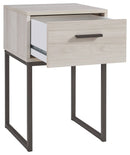 Socalle - Light Natural - One Drawer Night Stand-Washburn's Home Furnishings