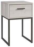 Socalle - Light Natural - One Drawer Night Stand-Washburn's Home Furnishings