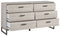 Socalle - Light Natural - Six Drawer Dresser - Vinyl-wrapped-Washburn's Home Furnishings