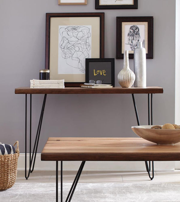 Sofa Table With Hairpin - Legs - Light Brown-Washburn's Home Furnishings