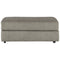 Soletren - Ash - Oversized Accent Ottoman-Washburn's Home Furnishings