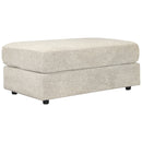 Soletren - Stone - Oversized Accent Ottoman-Washburn's Home Furnishings