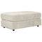 Soletren - Stone - Oversized Accent Ottoman-Washburn's Home Furnishings