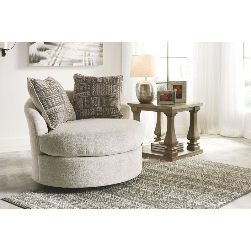 Soletren - Stone - Swivel Accent Chair-Washburn's Home Furnishings