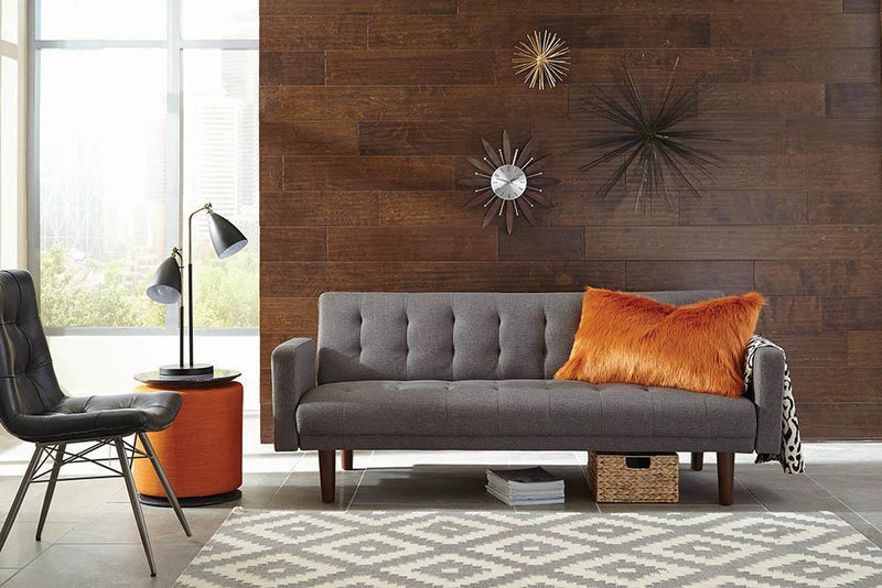 Sommer - Tufted Sofa Bed - Gray-Washburn's Home Furnishings