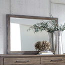 Sonoma Road Landscape Mirror in Weathered Beaten Bark Finish-Washburn's Home Furnishings