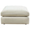 Sophie - Ivory - Oversized Accent Ottoman-Washburn's Home Furnishings