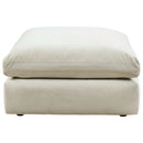 Sophie - Ivory - Oversized Accent Ottoman-Washburn's Home Furnishings