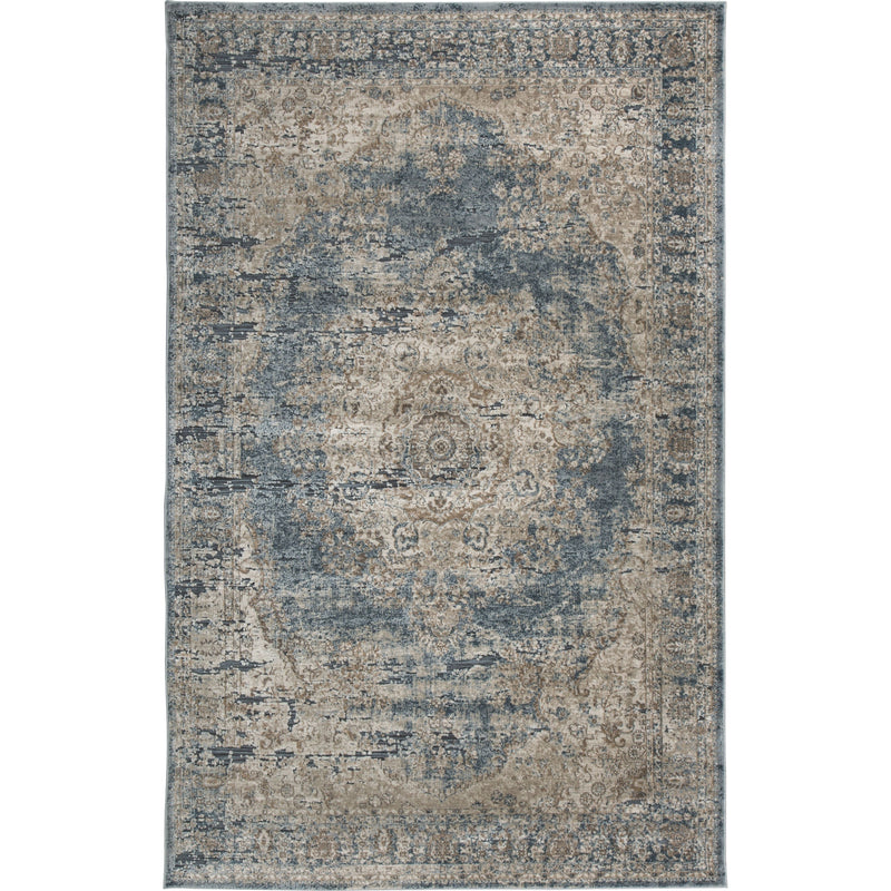 South - Blue/Beige - Large Rug-Washburn's Home Furnishings