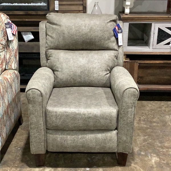 Southern Motion Pep Talk Hi-Leg Recliner in Bombshell Granite-Washburn's Home Furnishings