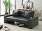 Spears - Sofa Bed With Cup Holders In Armrests - Black-Washburn's Home Furnishings