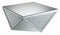 Square Coffee Table With Triangle Detailing - Pearl Silver-Washburn's Home Furnishings