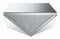 Square Coffee Table With Triangle Detailing - Pearl Silver-Washburn's Home Furnishings