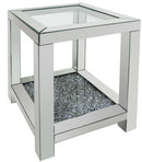 Square End Table - Pearl Silver-Washburn's Home Furnishings