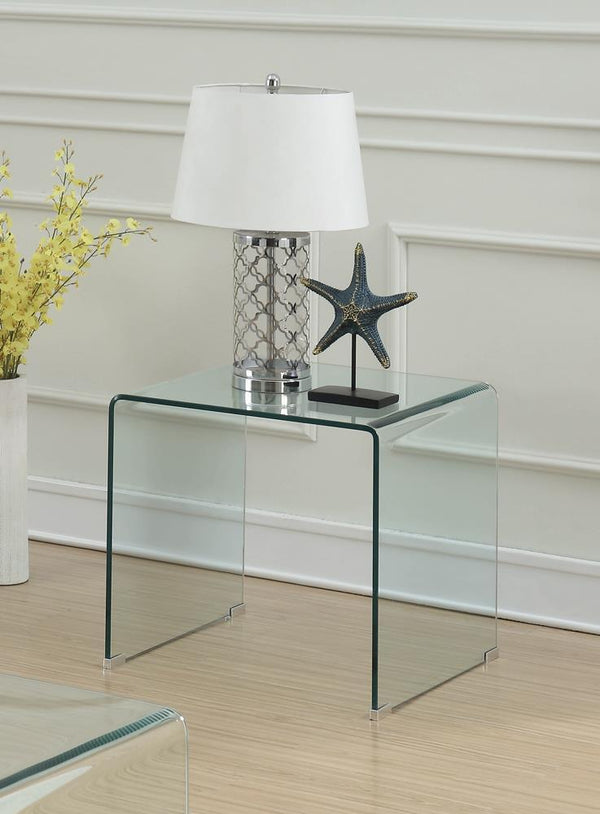 Square End Table - White-Washburn's Home Furnishings