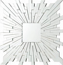 Square Sunburst Wall Mirror - Pearl Silver-Washburn's Home Furnishings