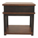 Stanah - Brown / Beige - Rectangular End Table-Washburn's Home Furnishings