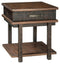 Stanah - Brown / Beige - Rectangular End Table-Washburn's Home Furnishings