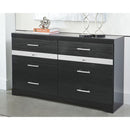 Starberry - Black - Eight Drawer Dresser-Washburn's Home Furnishings