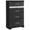 Starberry - Black - Five Drawer Chest-Washburn's Home Furnishings