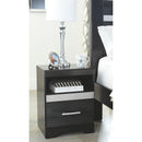 Starberry - Black - One Drawer Night Stand-Washburn's Home Furnishings