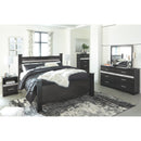 Starberry - Black - One Drawer Night Stand-Washburn's Home Furnishings