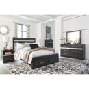 Starberry - Black - One Drawer Night Stand-Washburn's Home Furnishings