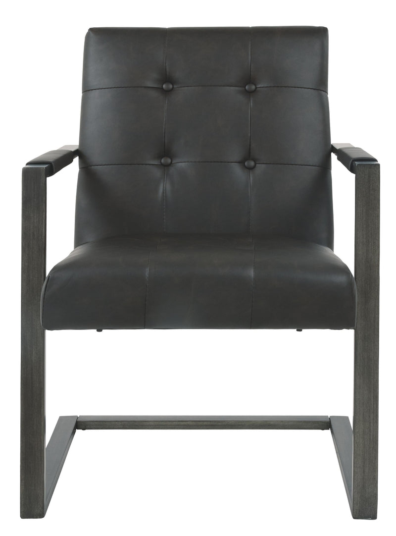 Starmore - Black - Home Office Desk Chair (2/cn)-Washburn's Home Furnishings