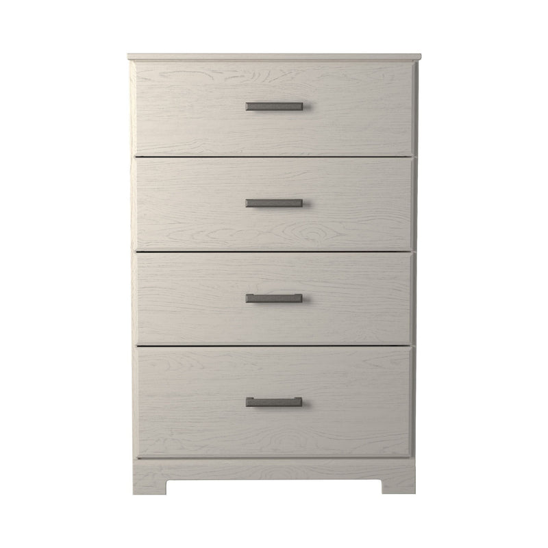 Stelsie - White - Four Drawer Chest-Washburn's Home Furnishings