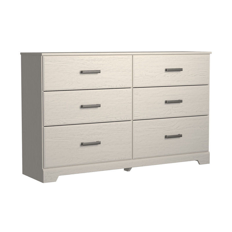 Stelsie - White - Six Drawer Dresser-Washburn's Home Furnishings