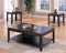 Stewart - 3-piece Occasional Table Set With Lower Shelf - Brown-Washburn's Home Furnishings