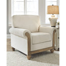 Stoneleigh - Alabaster - 2 Pc. - Chair, Ottoman-Washburn's Home Furnishings