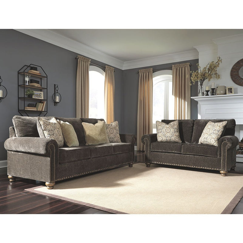 Stracelen - Sable - Loveseat-Washburn's Home Furnishings