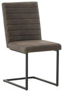 Strumford - Gray / Black - Dining Uph Side Chair (2/cn)-Washburn's Home Furnishings