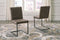 Strumford - Gray/black - Dining Chair (set Of 2)-Washburn's Home Furnishings