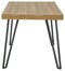 Strumford - Light Brown/black - Rectangular Dining Room Table-Washburn's Home Furnishings