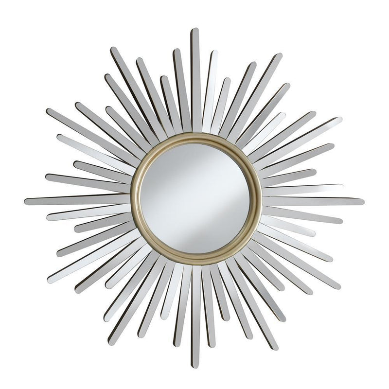 Sunburst Wall Mirror - Pearl Silver-Washburn's Home Furnishings