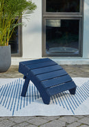 Sundown Treasure - Blue - Ottoman-Washburn's Home Furnishings