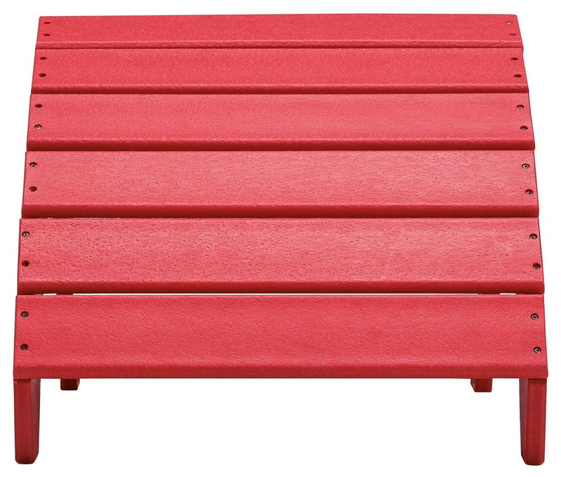 Sundown Treasure - Red - Ottoman-Washburn's Home Furnishings