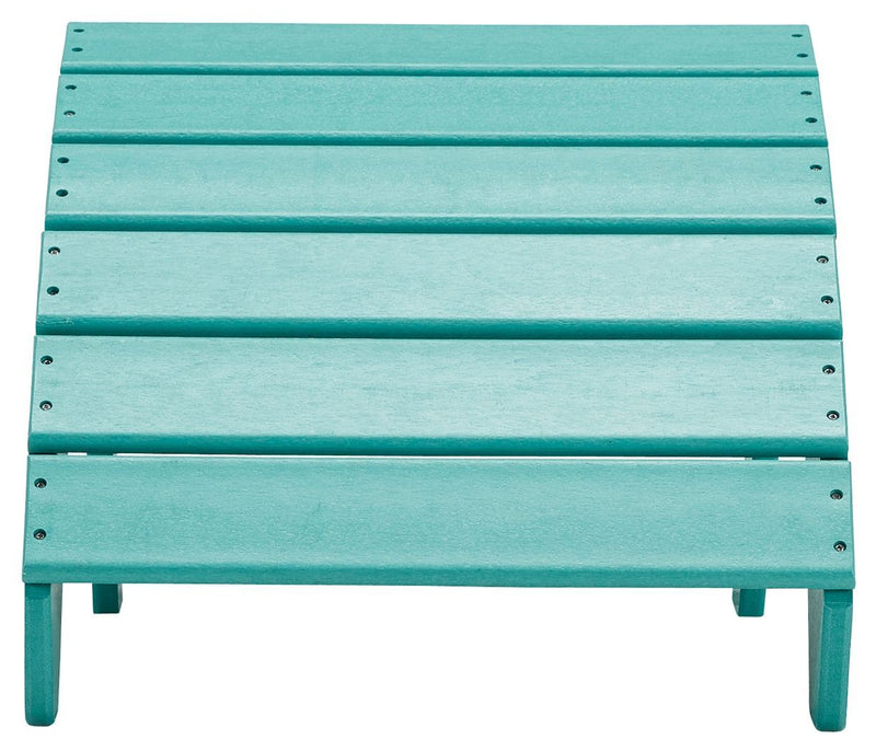 Sundown Treasure - Turquoise - Ottoman-Washburn's Home Furnishings