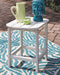 Sundown Treasure - White - Rectangular End Table-Washburn's Home Furnishings