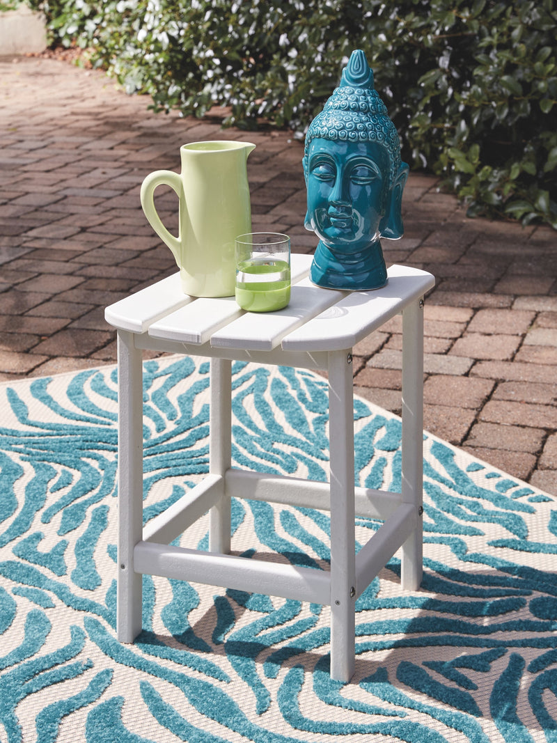 Sundown Treasure - White - Rectangular End Table-Washburn's Home Furnishings