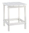 Sundown Treasure - White - Rectangular End Table-Washburn's Home Furnishings