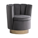 Swivel Chair - Grey-Washburn's Home Furnishings