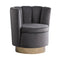 Swivel Chair - Grey-Washburn's Home Furnishings