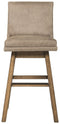 Tallenger - Beige - Bar Height Bar Stool (set Of 2)-Washburn's Home Furnishings