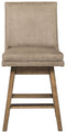 Tallenger - Beige - Counter Height Bar Stool (set Of 2)-Washburn's Home Furnishings