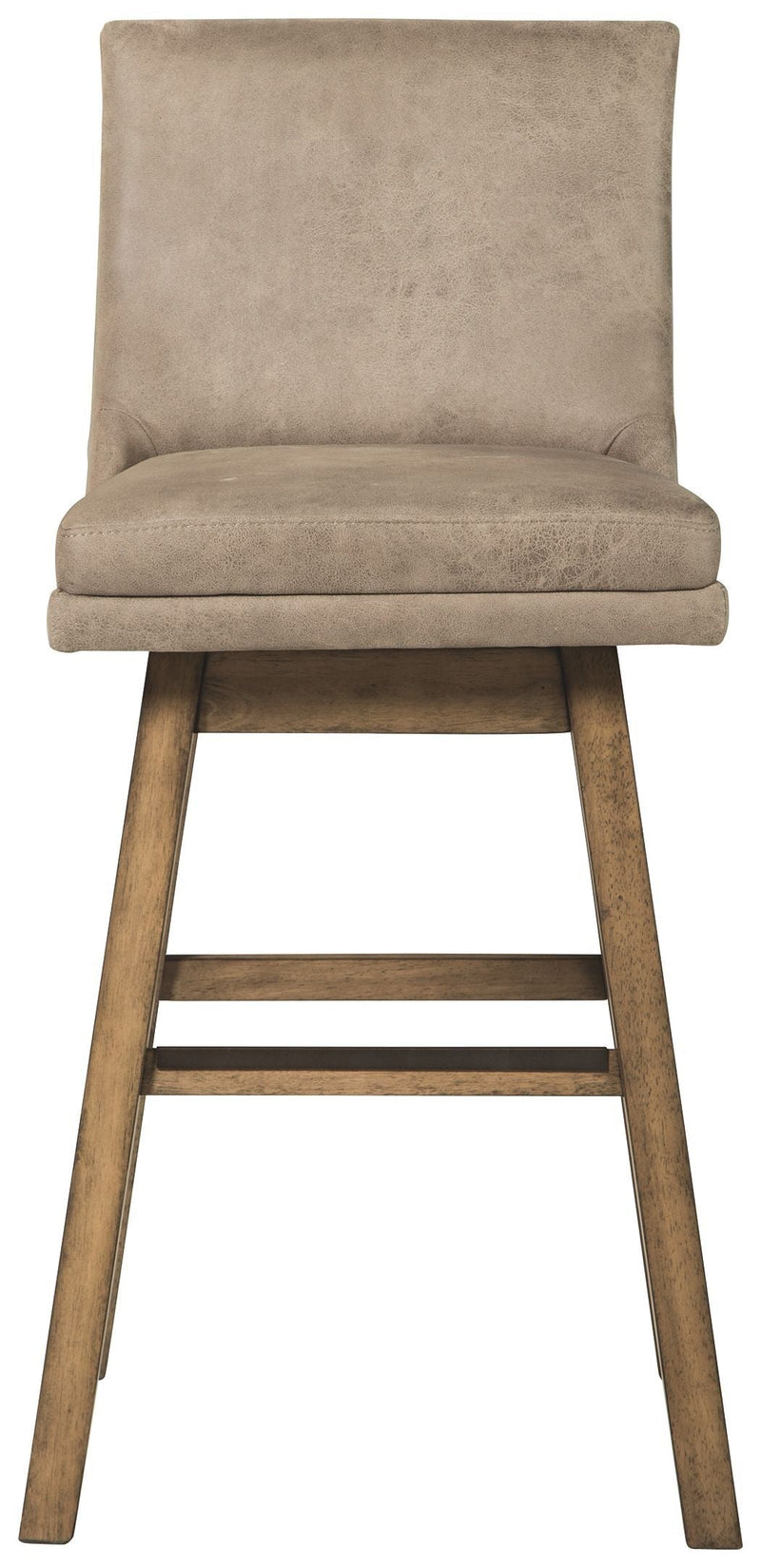 Tallenger - Beige - Tall Uph Swivel Barstool(2/cn)-Washburn's Home Furnishings