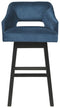 Tallenger - Blue/dark Brown - Bar Height Bar Stool (set Of 2)-Washburn's Home Furnishings